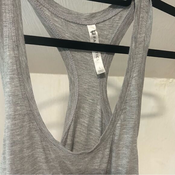 Fabletics  Aventura Gray Racerback Tank Top - Picture 7 of 8